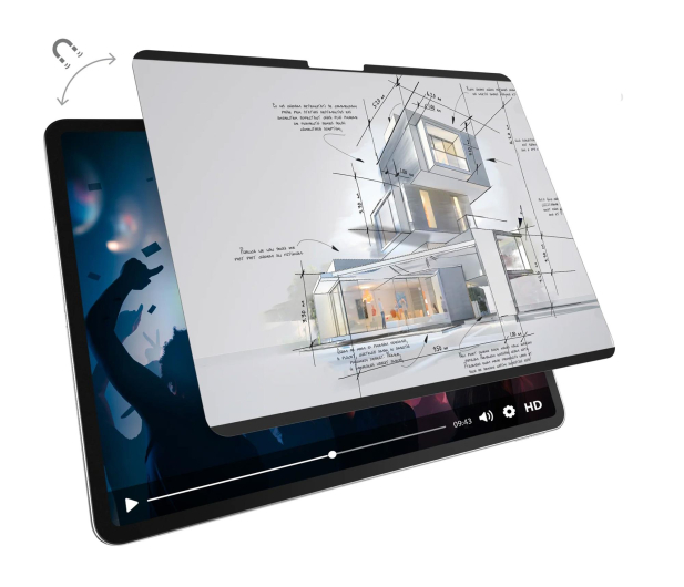 MAGEASY EasyPaper Pro 2-in-1 do iPad Air 13"(Transparent) - 1415906 - zdjęcie